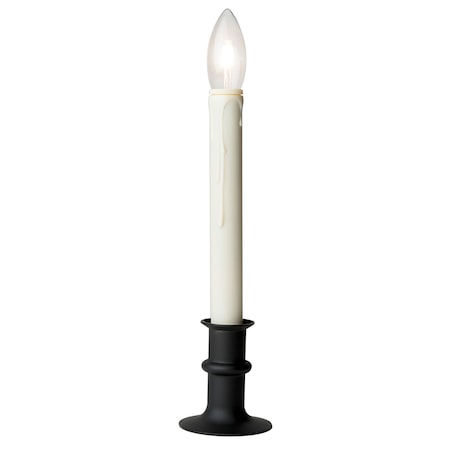 Celestial Lights Celestial Lights Black Onyx no scent Scent LED Battery Operated Taper Window Candle P-1524-OI